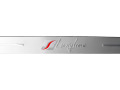 4 Luxyline-Einstiegsleisten aus Aluminium