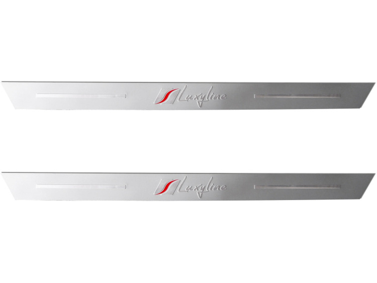 2 Luxyline-Einstiegsleisten aus Aluminium