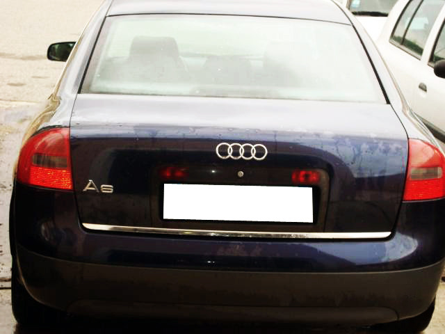 ChromZierleiste für Kofferraum Audi A6 Série 2 9701Série 2 Avant 9705Série 2 Phase 2 0104