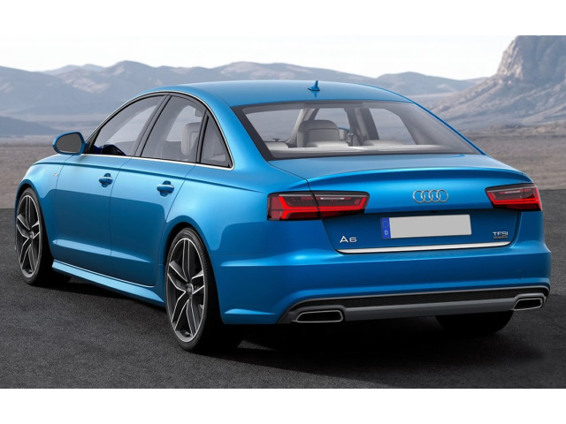 ChromZierleiste für Kofferraum Audi A6 Série 4 Berline 1015  Audi A6 Série 4 Phase 2 Berline 1418