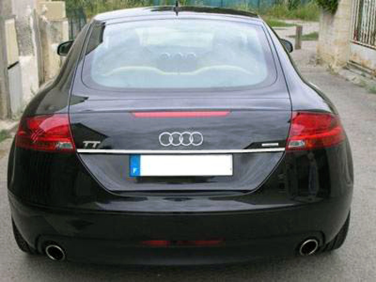 Chrom-Zierleiste f&uuml;r Kofferraum Audi TT S&eacute;rie 2 06-14 Audi TT RS Audi TTS