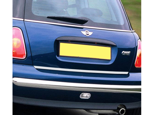 ChromZierleiste für Kofferraum Mini 1 0106 Mini 2 Mini 3 Mini Clubman Mini ClubvanCountrymanCo