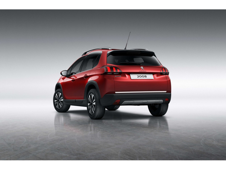 Chrom-Zierleiste f&uuml;r Kofferraum Peugeot 2008 13-19