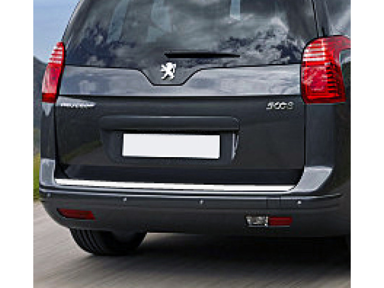 Chrom-Zierleiste f&uuml;r Kofferraum Peugeot 5008 09-13 & Peugeot 5008 phase 2 13-16