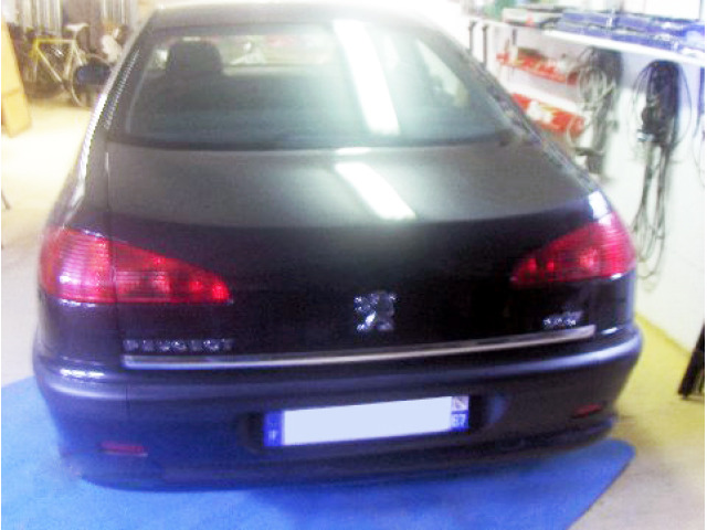 ChromZierleiste für Kofferraum Peugeot 607