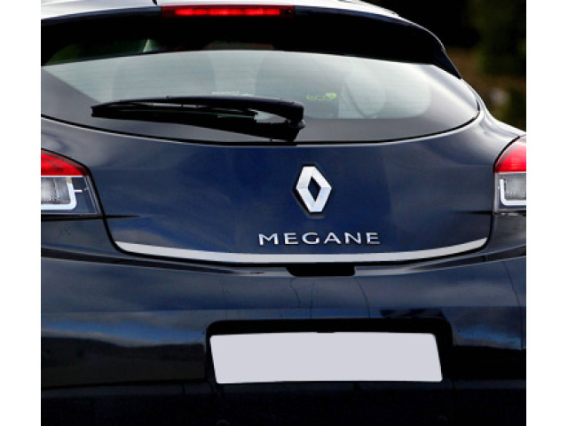 ChromZierleiste für Kofferraum Renault Mégane III coupé 0812 Mégane III phase 2 coupé 1213III ph