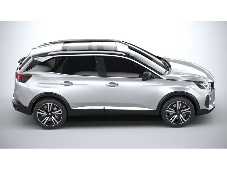 Chromleiste f&uuml;r die untere Fensterkontur Peugeot 3008 II phase 2 (20-24)