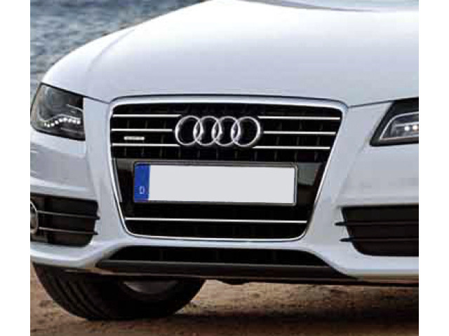 Chromleiste für Kühlergrill Audi A4 série 3 0711  Audi A4 série 3 avant 0811
