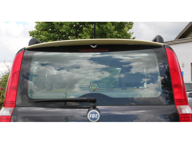 Heckspoiler / Fl&uuml;gel Fiat Panda 03-09 Fiat Panda 09-10 Fiat Panda 10-11 v1 grundiert