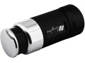 LED-Taschenlampe, aufladbar am Zigarettenanz&uuml;nder schwarz
