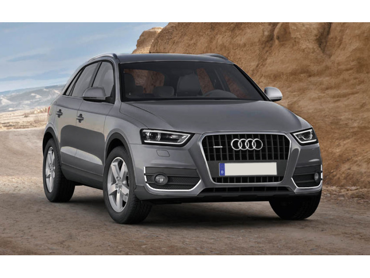 Zier-Chromleiste f&uuml;r die Nebelscheinwerfer-Konturen Audi Q3