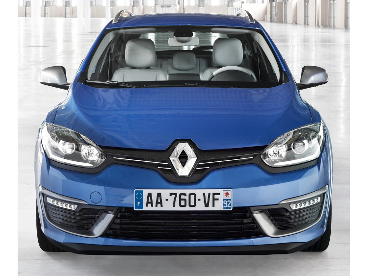 Zier-Chromleiste f&uuml;r K&uuml;hlergrill-Oberteil Renault M&eacute;gane III estate 09-12