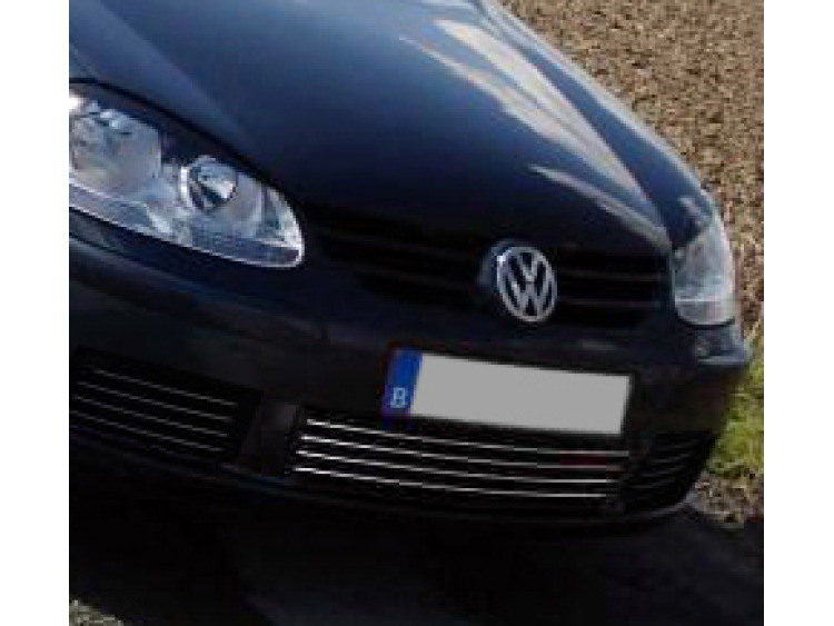Zier-Chromleiste f&uuml;r K&uuml;hlergrill-Unterteil VW Golf 5