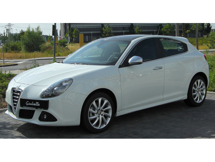 Zier-Chromleiste f&uuml;r seitliche Autofensterkonturen Alfa Romeo Giullietta