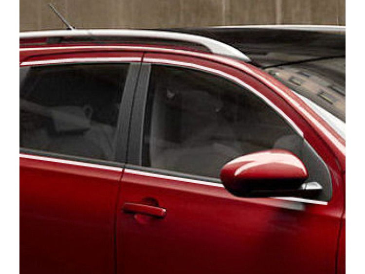Zier-Chromleiste f&uuml;r seitliche Autofensterkonturen Nissan Qashqai +2 08-10 Nissan Qashqai +2 phase 2 10-14 Nissan Qashqai +2 phase 3 Nissan Qashqai 07-10 Nissan Qashqai phase 2 10-14 Nissan Qashqai ph